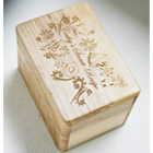 Alder Wood Recipe Box