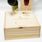 Beautiful Handcrafted 2 Bottle Wine Box ENGRAVED FREE !
