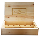 Beautiful Handcrafted 5 Bottle Wine Box ENGRAVED FREE !